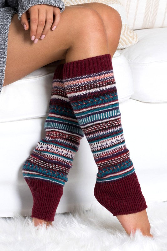 Yummy Short Fairisle Legwarmer