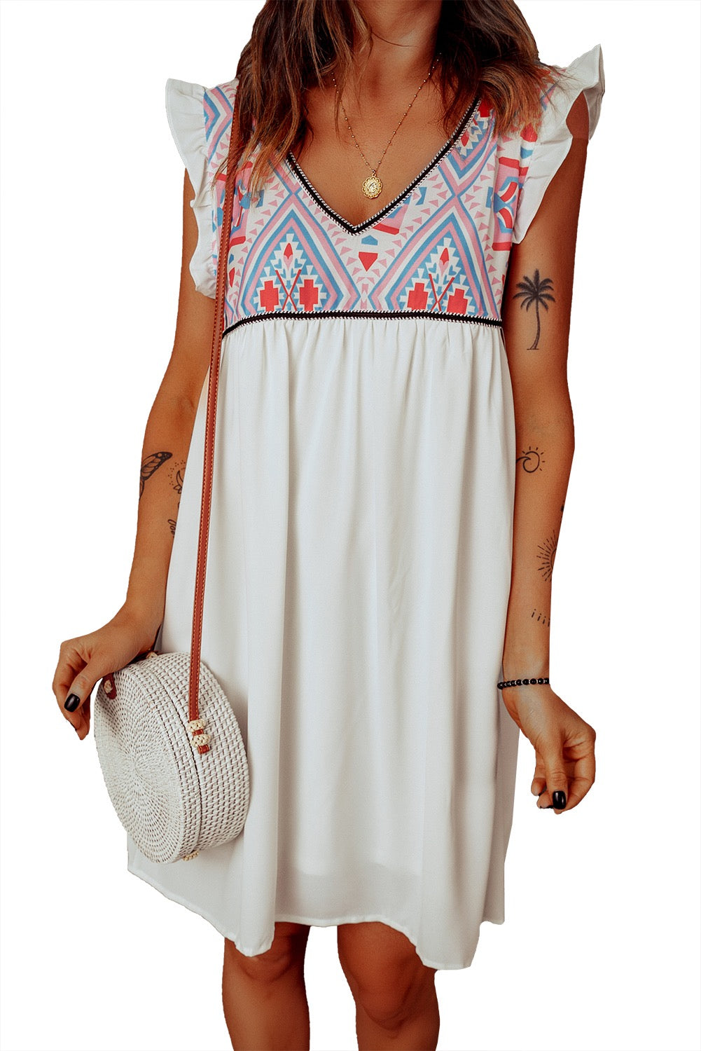 Aztec Mini Dress