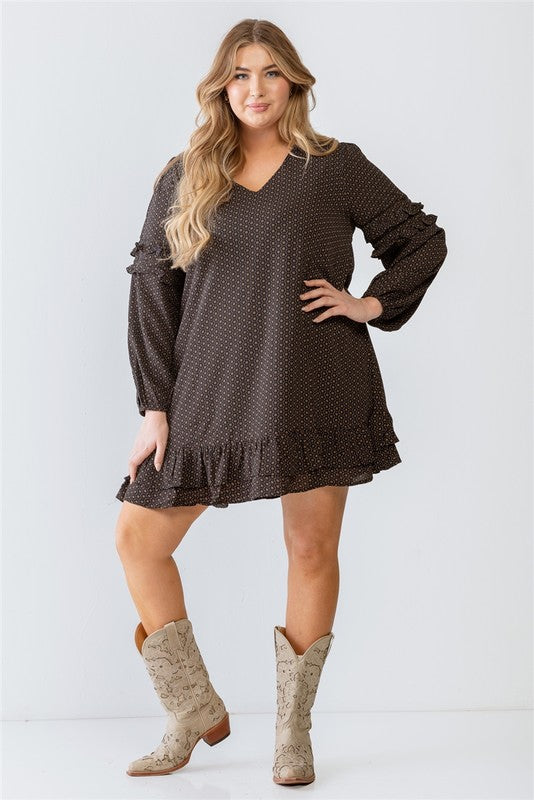 Ruffle Mini Dress