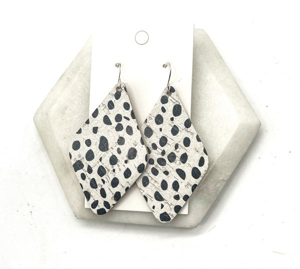 Dalmatian Spotted Earring