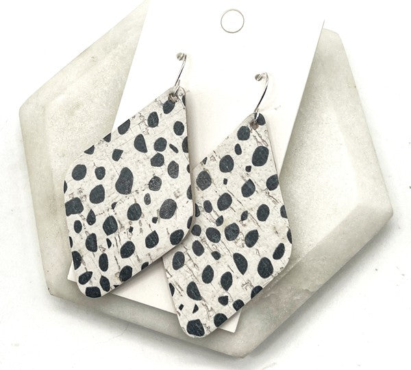 Dalmatian Spotted Earring