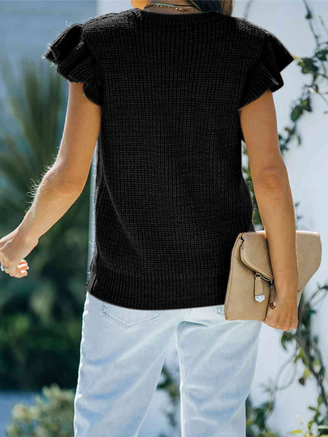 Cap Sleeve Sweater
