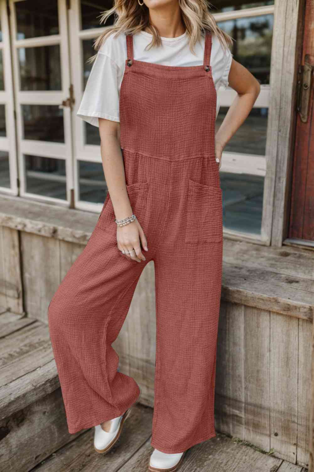 Friends Front Pocket Jumpsuit