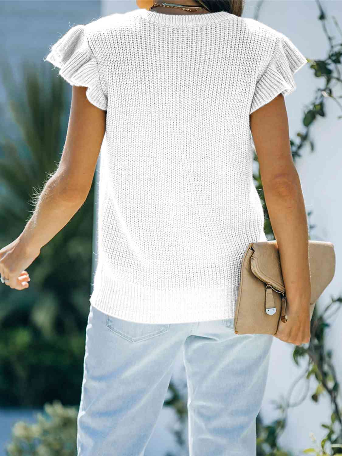 Cap Sleeve Sweater