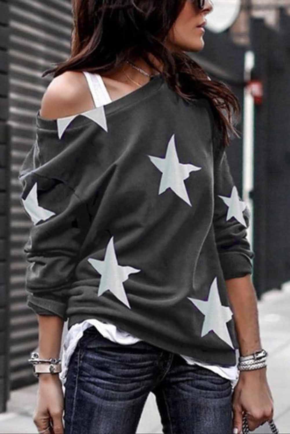 Grey Star Sweatshirt