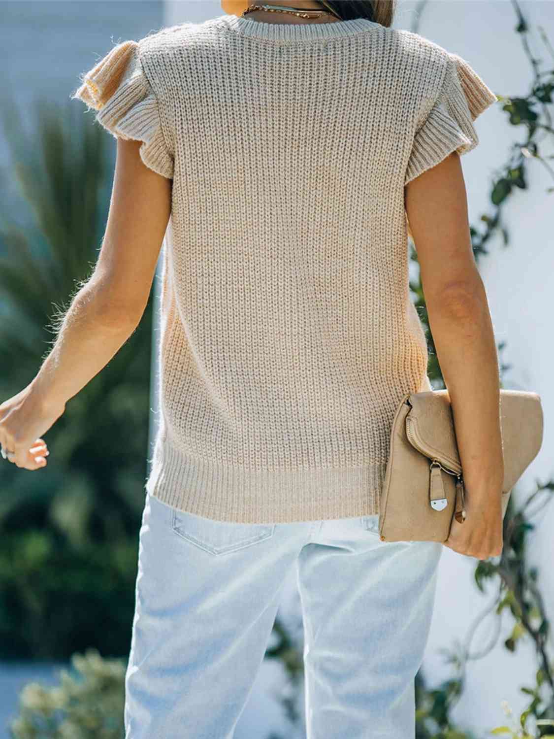 Cap Sleeve Sweater