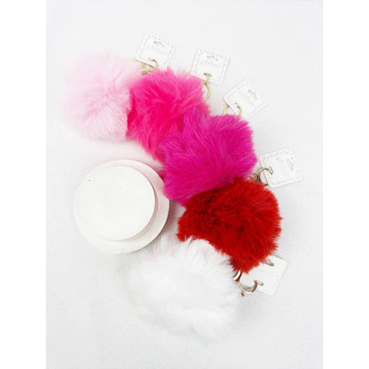 Bright Pom Pom Keychain