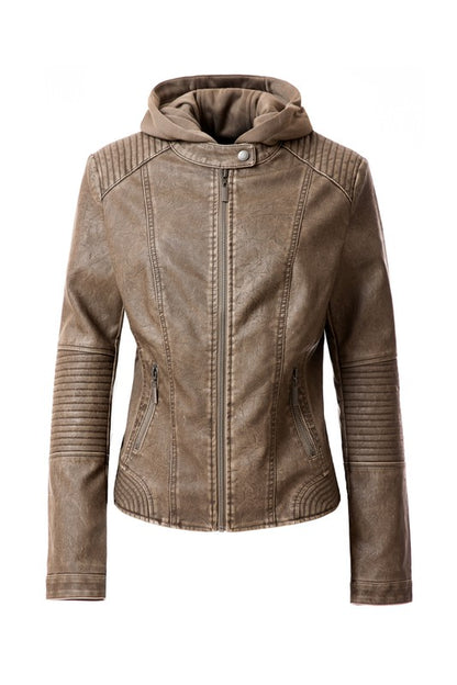 Women's PU Jacket