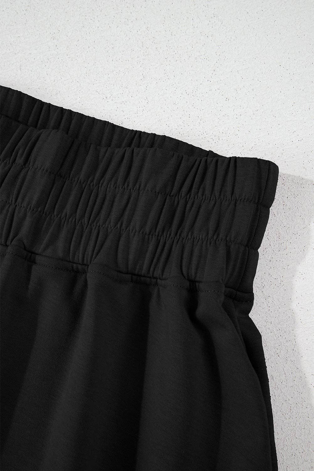 Solid Cropped Tee & Ruffle High Waist Skort Set