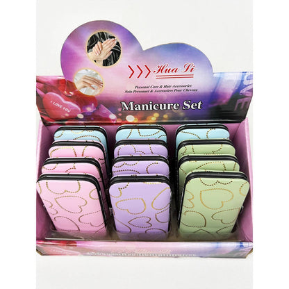 Heart Personal Mani and Pedi Kit care tools