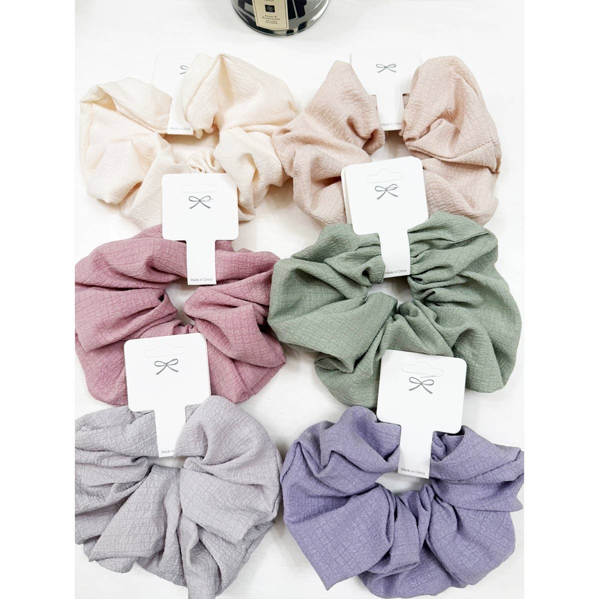 Soft Tone Textured Hair Scrunchie
