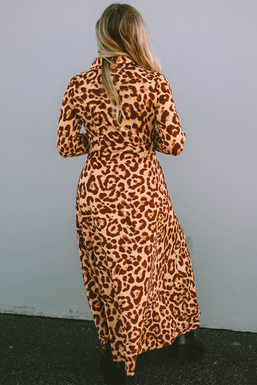 Wild Elegance Leopard Maxi Dress