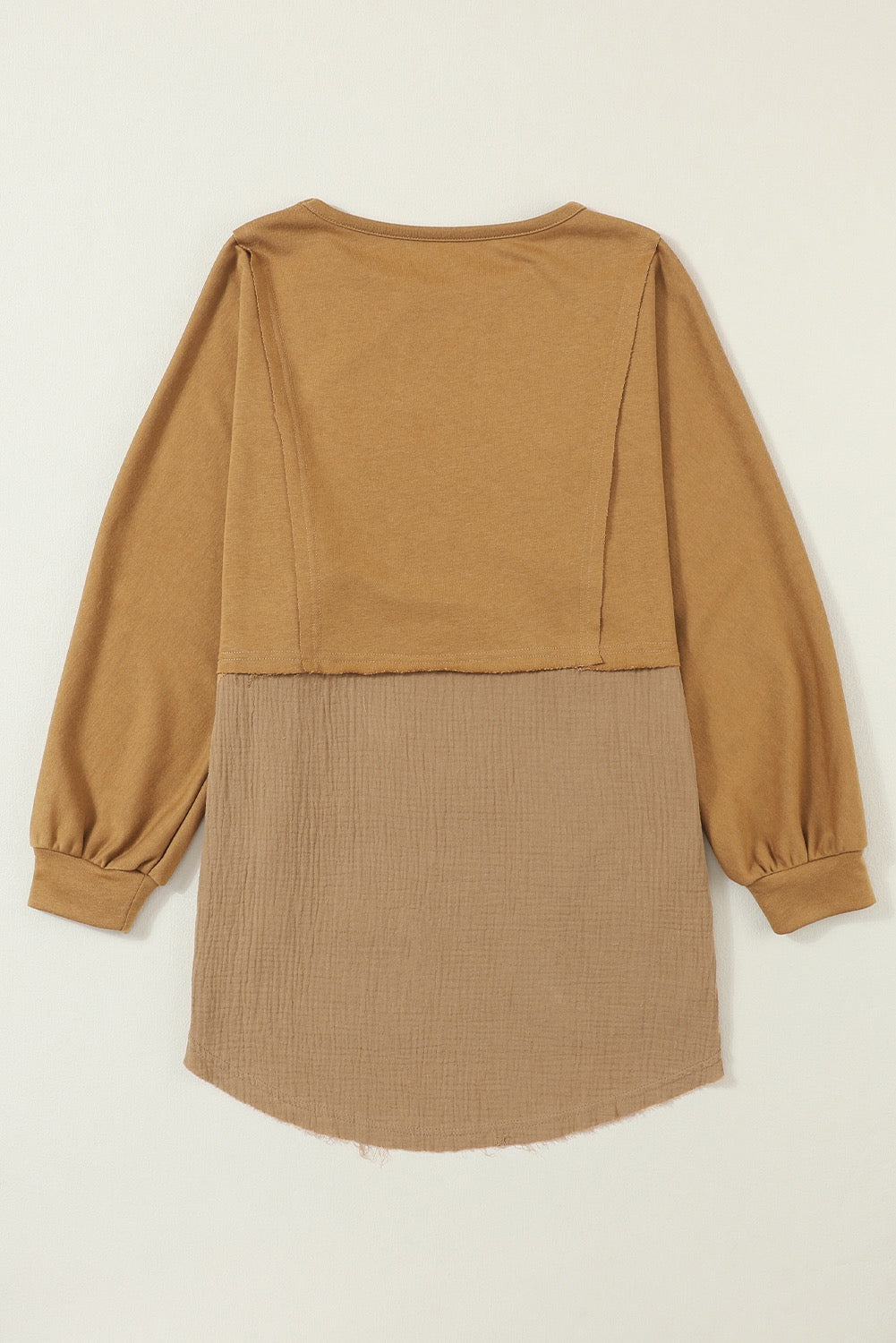 Brown Oversized Top