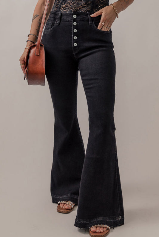 Noir Flare Essence Jeans