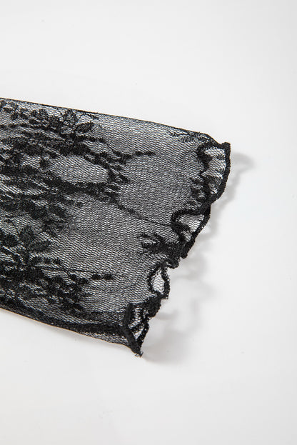 Black Lace Top