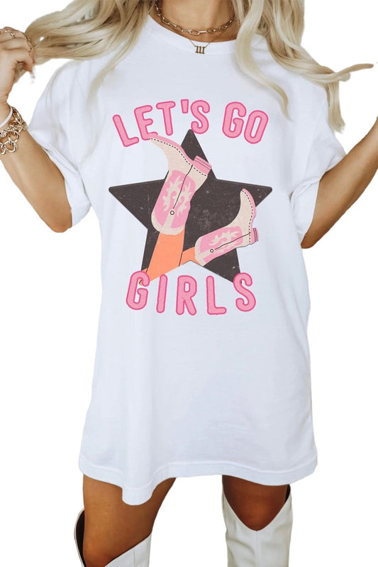 Let’s Go Girls Tee Shirt Dress