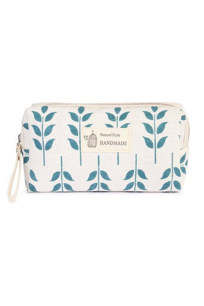 PRINT ZIPPER COSMETIC BAG