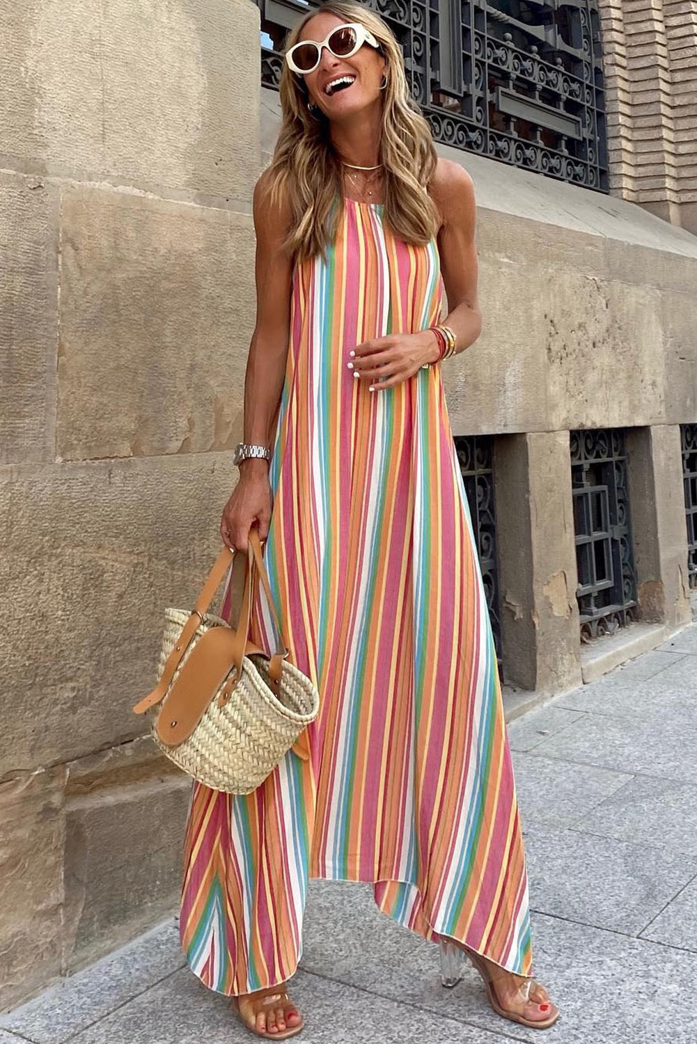 Bohemian Stripe Dress