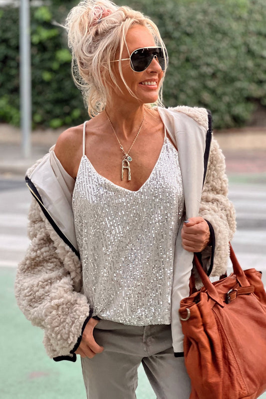 Sequin Night Out Top