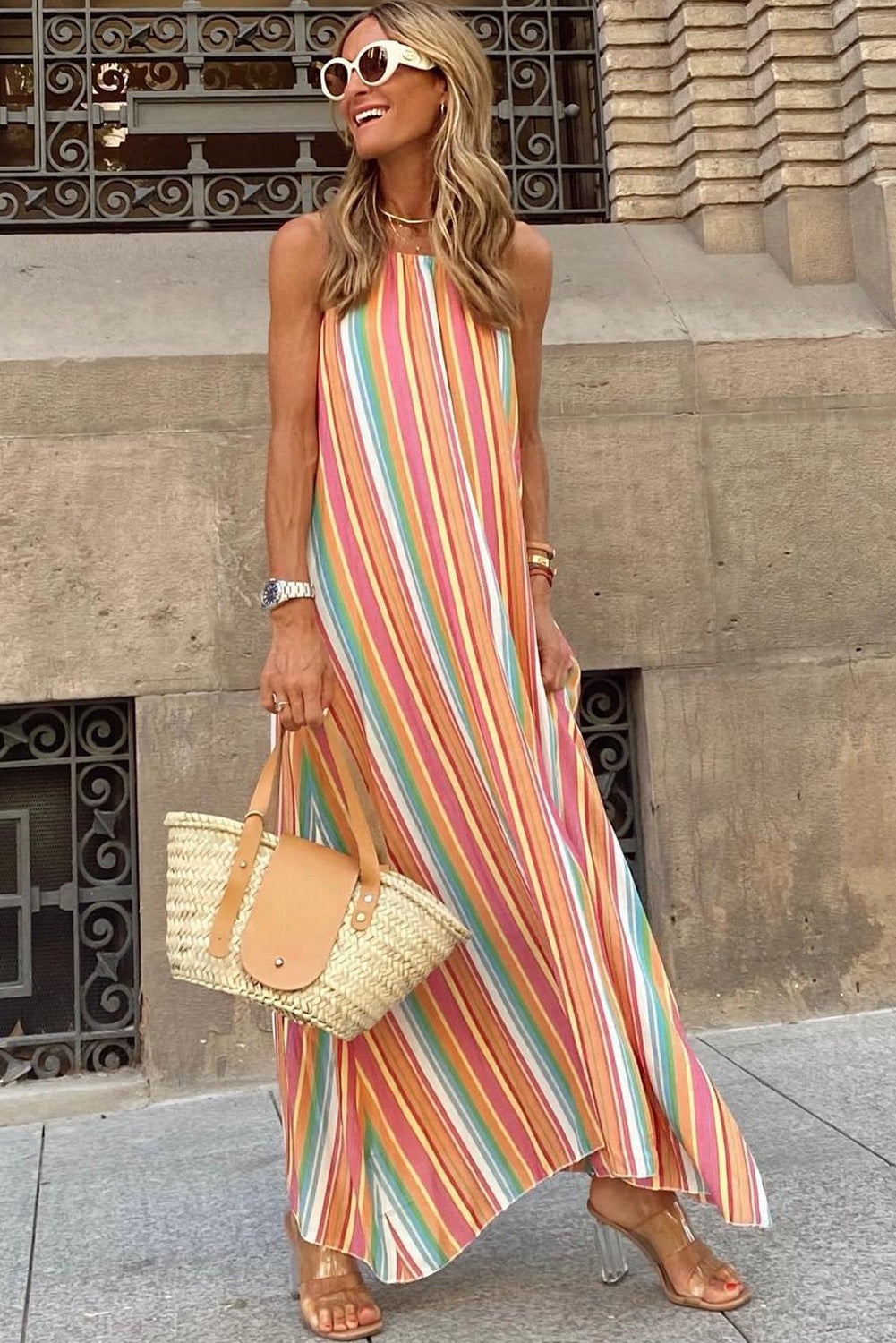 Bohemian Stripe Dress