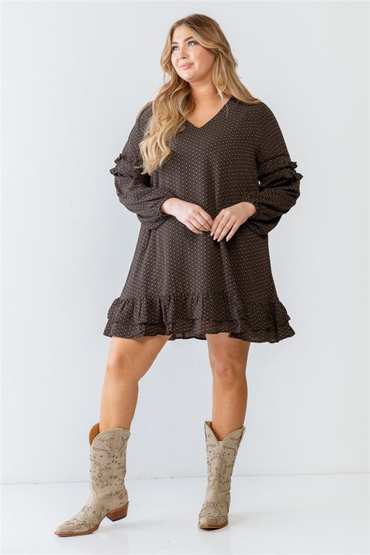 Ruffle Mini Dress