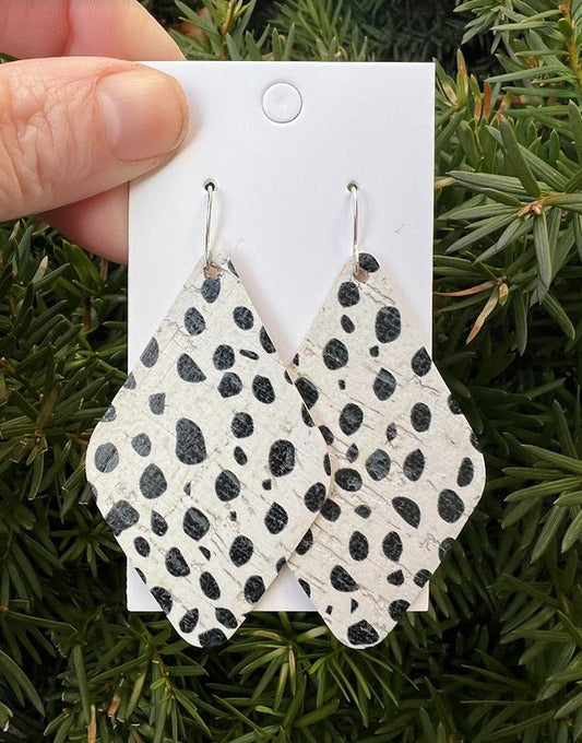 Dalmatian Spotted Earring