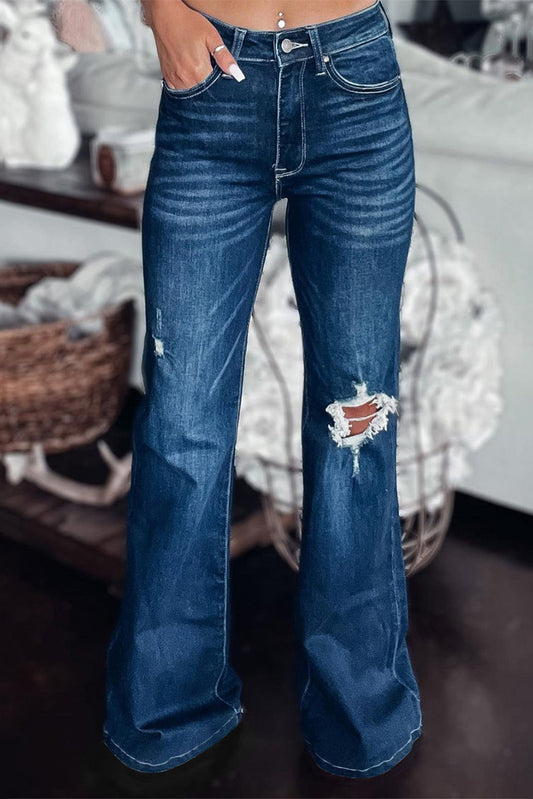 Dark Wash Flare Jeans